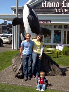 Orca the killer whale sculpture