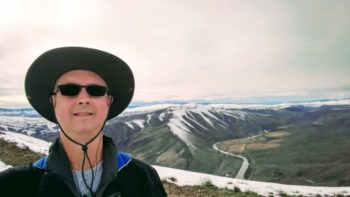 Selfie from the top of Baldy Mountain