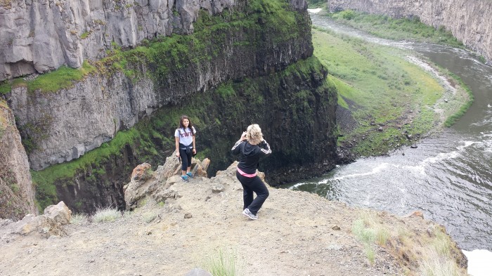 palouse falls from the top